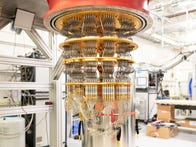 <p>A Google quantum computer at the company's Santa Barbara research lab. Google has begun moving operations to a larger new camps that will eventually employ hundreds of researchers.</p>