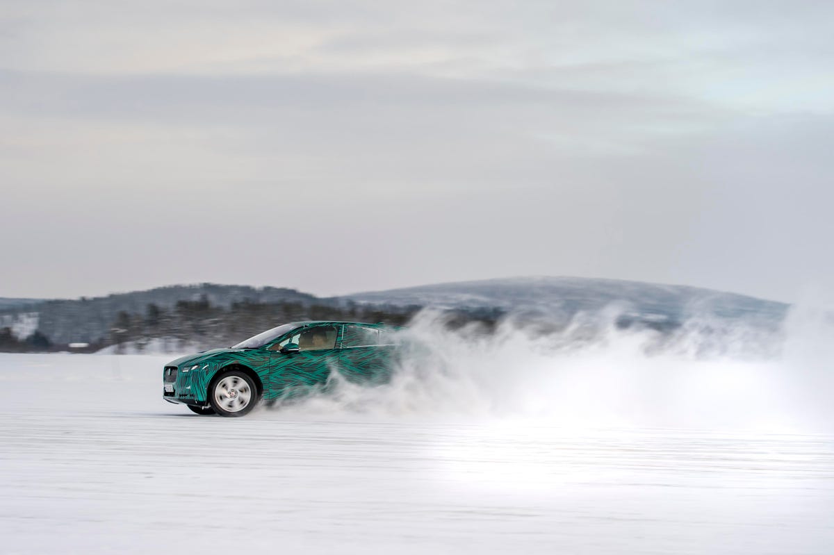 Jaguar I-Pace Winter Testing