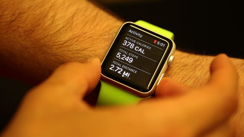 Take a screenshot on an Apple Watch