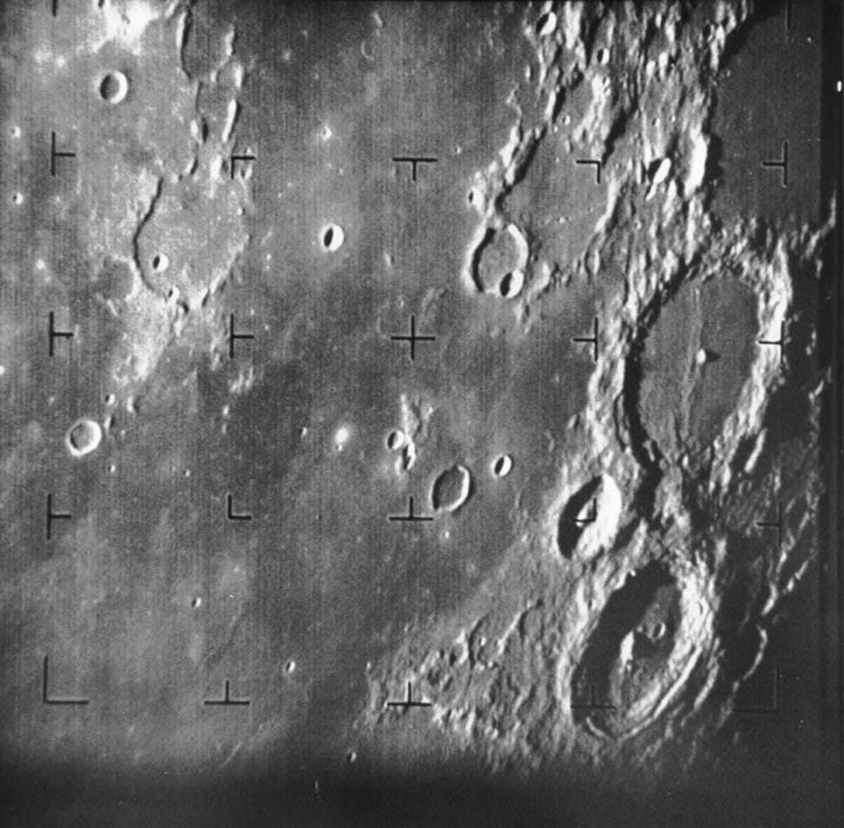 Ranger 7 image of the moon