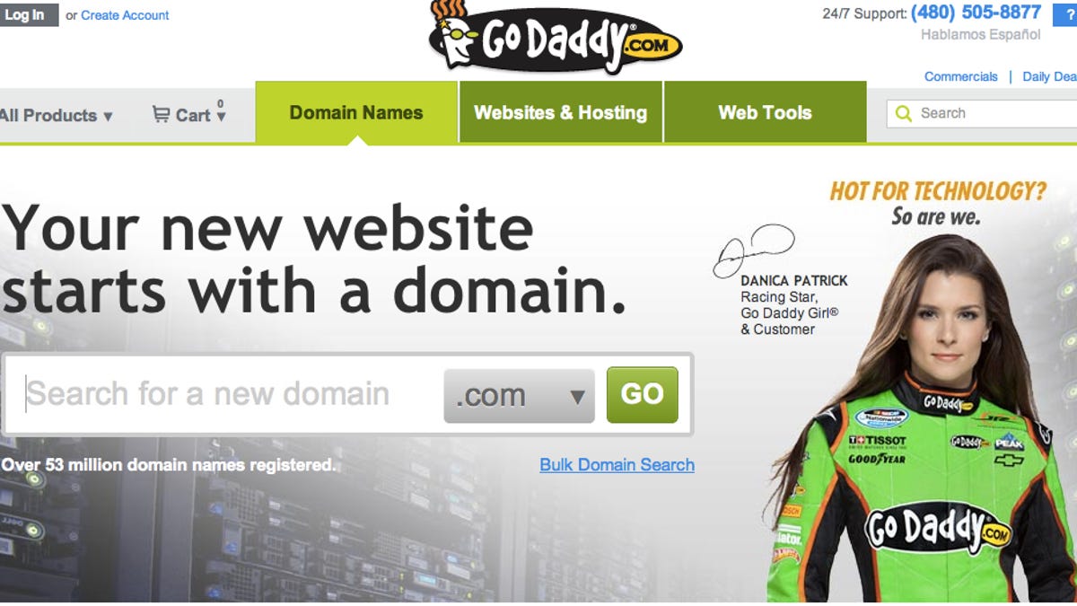 Go Daddy is investigating an outage that pushed untold numbers of Web sites offline today.