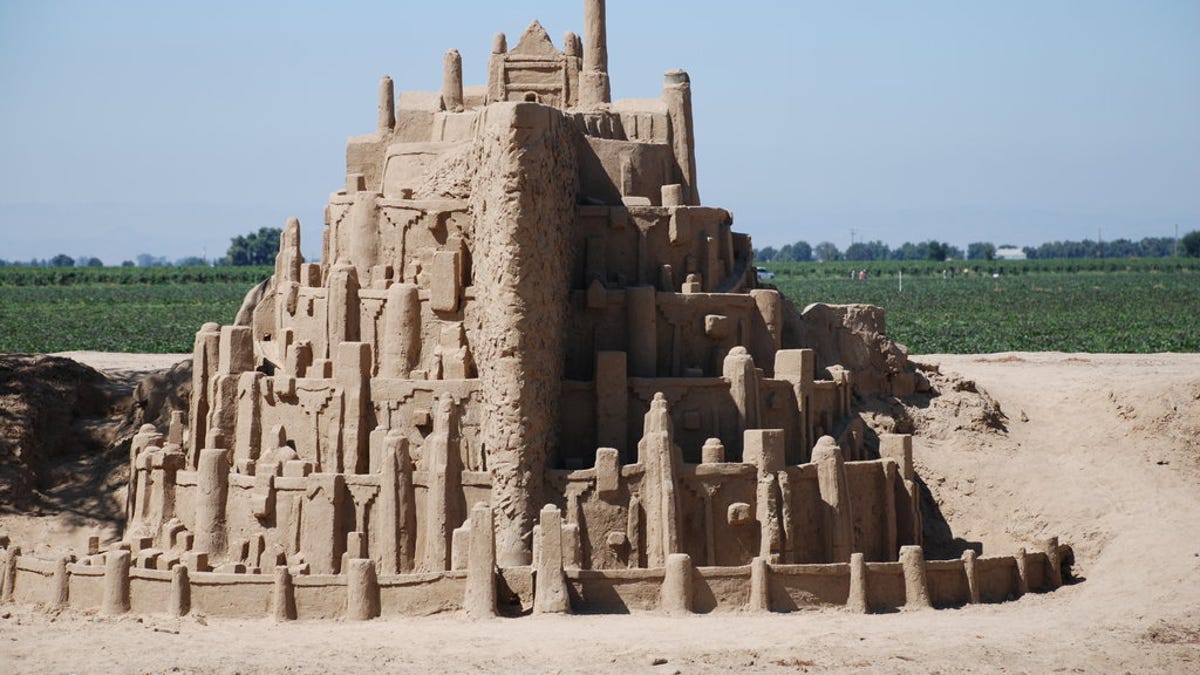 Minas Tirith sand castle