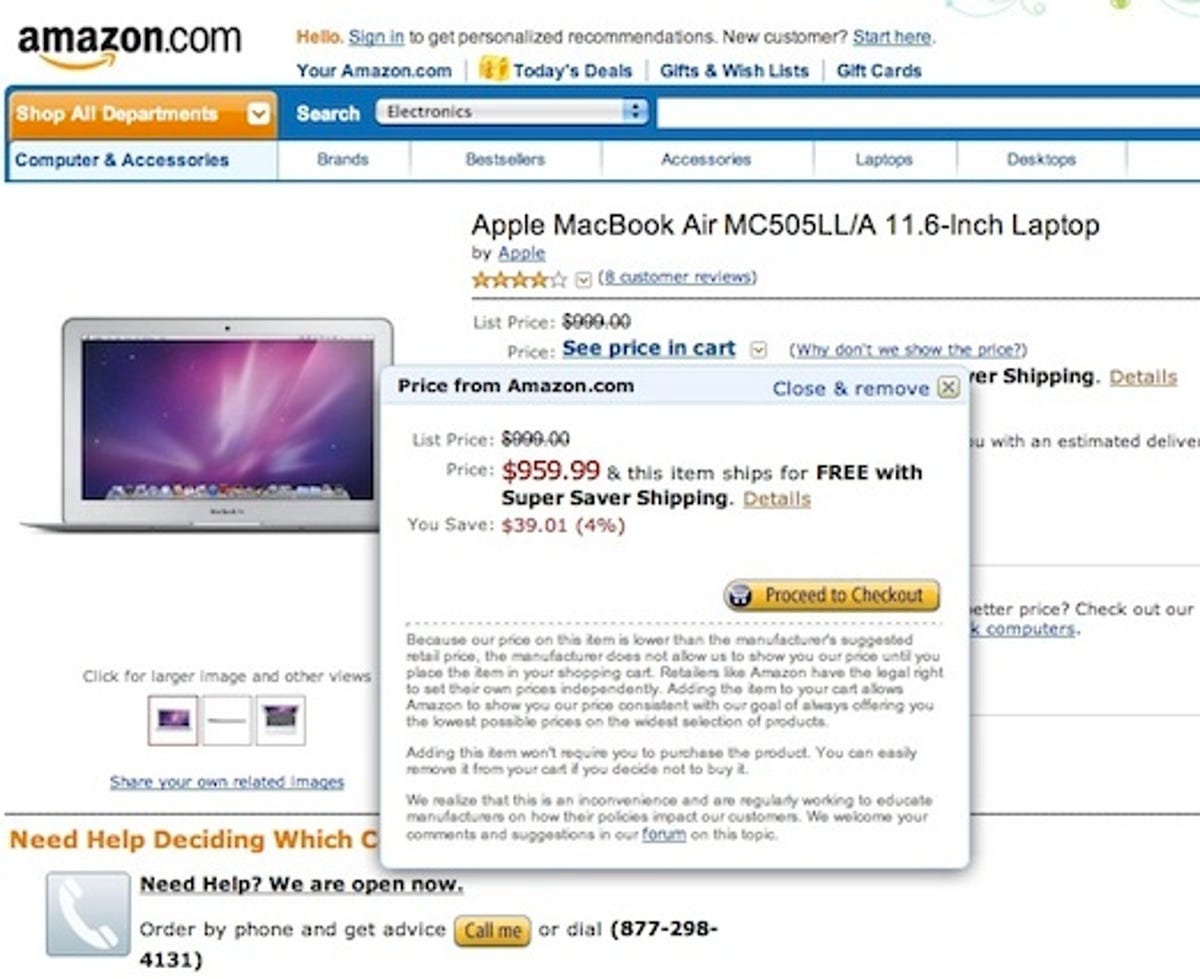 The 11.6-inch MacBook Air can be had for $959 at Amazon. But Fry's beats that by a few dollars.