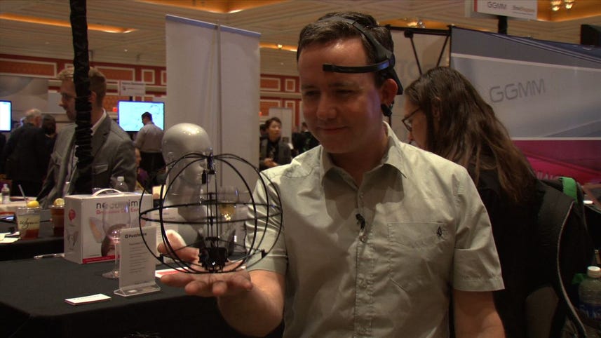 The mind-controlled helicopter from Puzzlebox