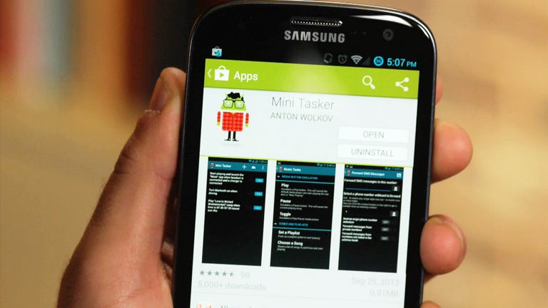 Automate your Android device with Mini Tasker
