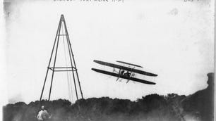 1909 Wright Flyer in flight