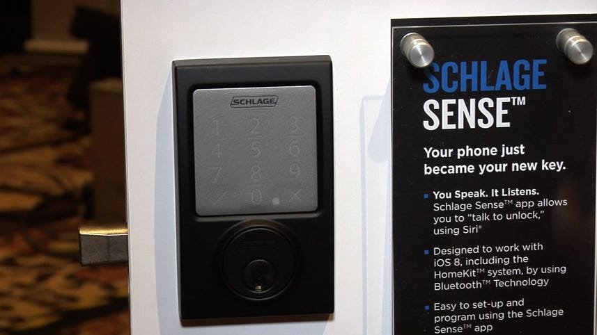 A lock with Siri smarts from Schlage at CES