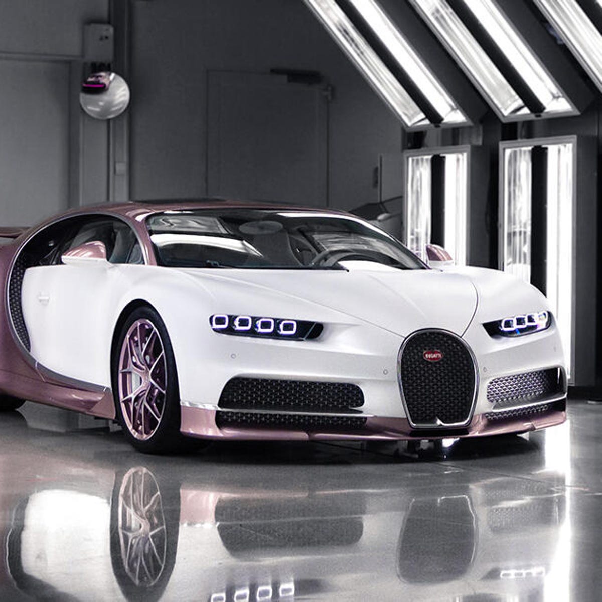 This pink Bugatti Chiron Sport is the ultimate Valentine's Day mic drop -  CNET