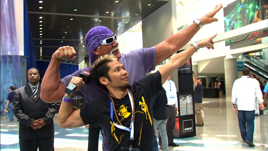 Hulk Hogan at E3 2011