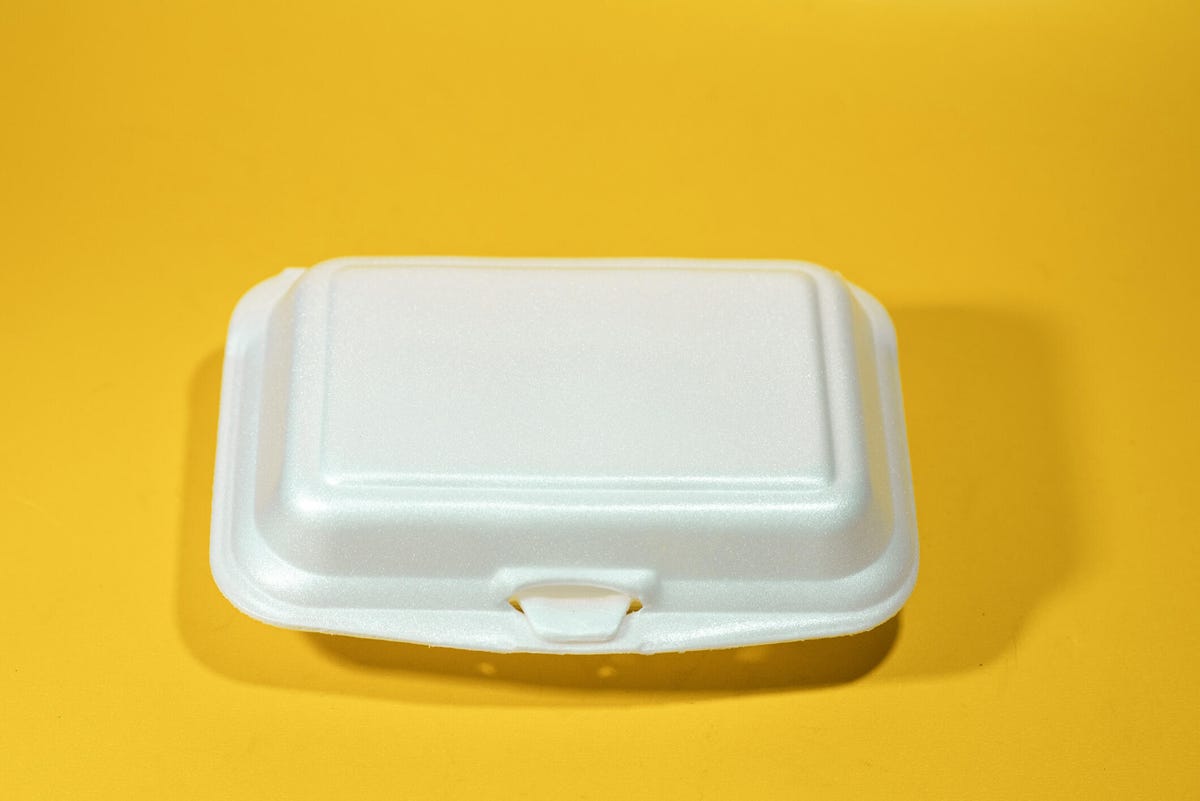 styrofoam container