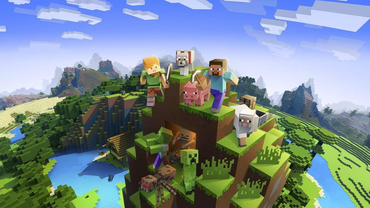 A screenshot from Minecraft