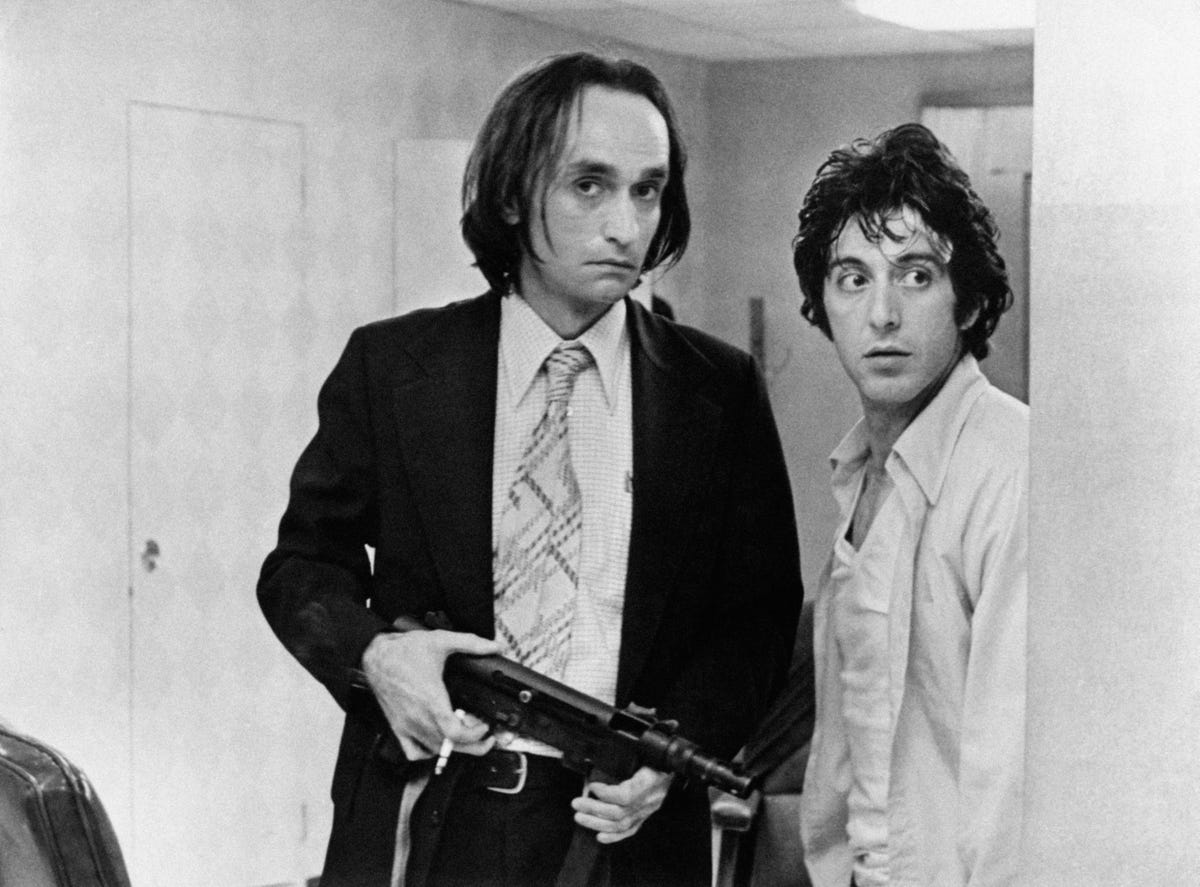 Al Pacino and John Cazale in Dog Day Afternoon