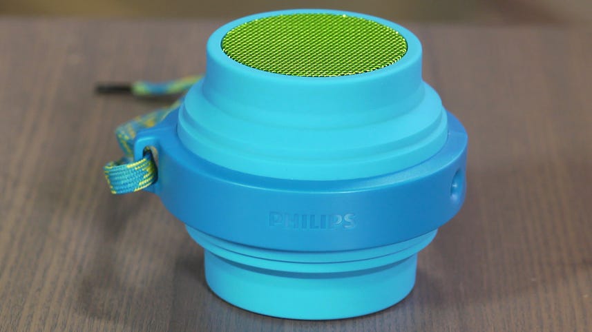 The Philips Flex is an expandable Bluetooth speaker with so-so audio quality