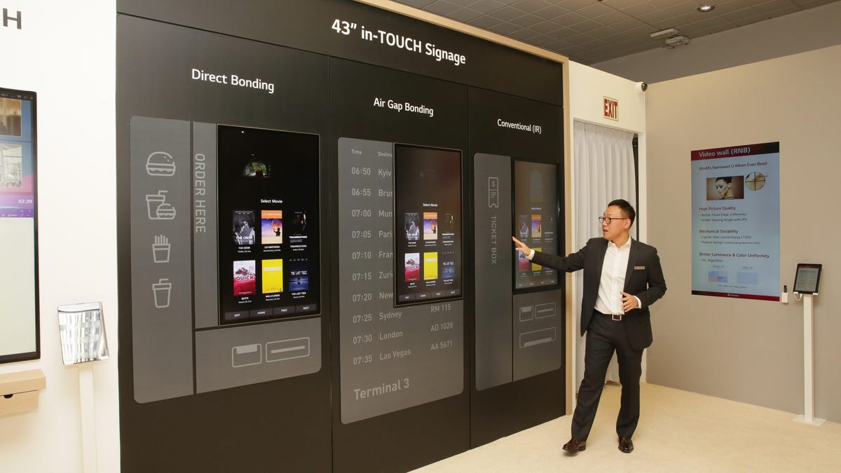 LG Display 43 inch in-TOUCH signage