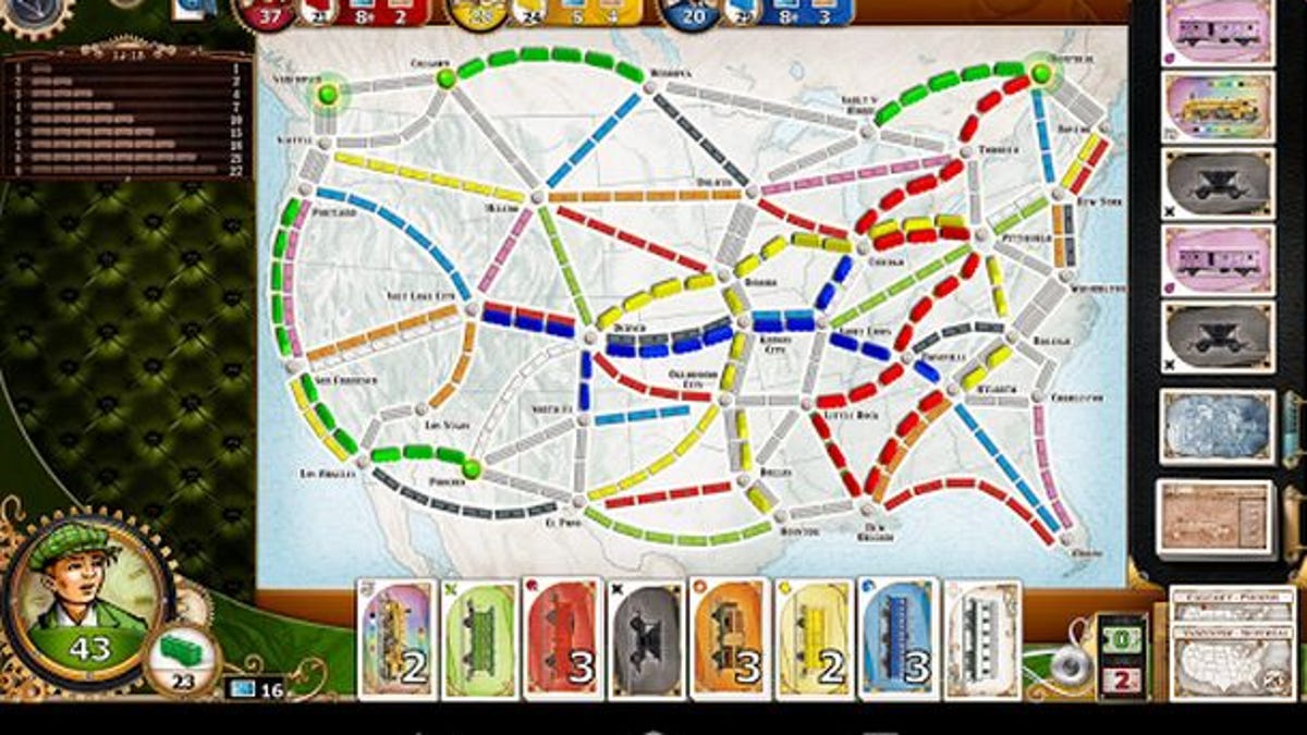 Woo, woo! The award-winning board game Ticket to Ride is now available for Android.