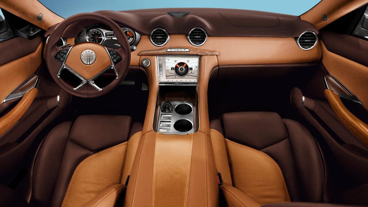 Fisker Karma is so green, even interior uses low-carbon leather - CNET
