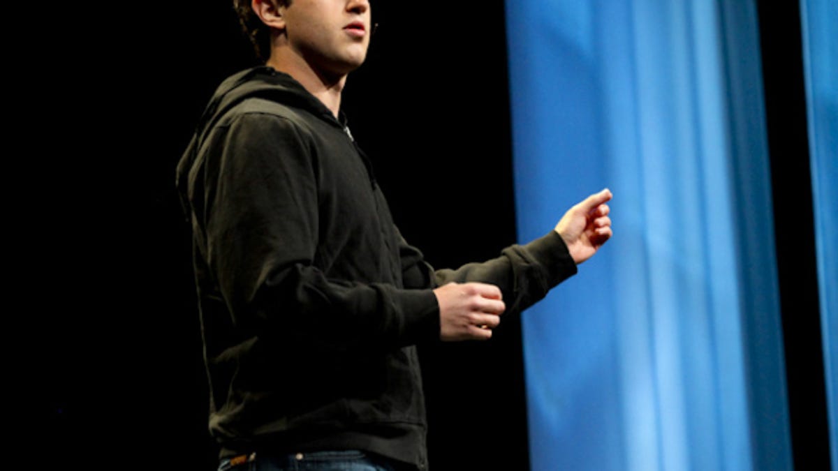 Mark Zuckerberg, shown here in 2010.
