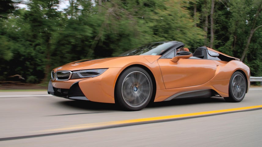 The 2019 BMW i8 Roadster is a one-of-a-kind hybrid convertible