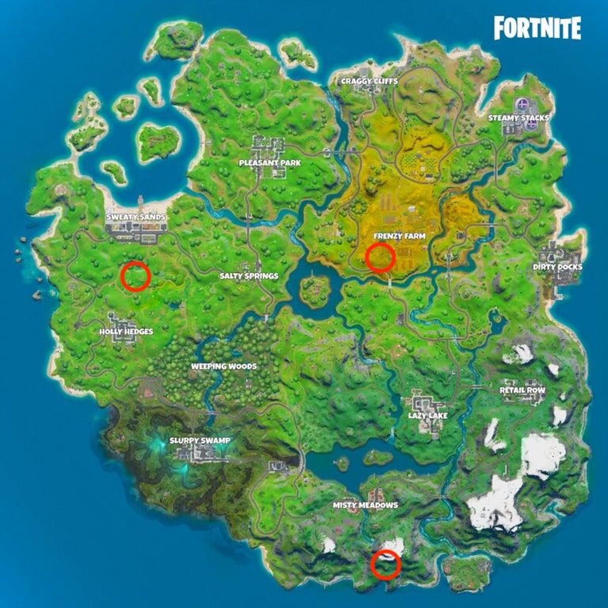 Fortnite Timber Tent map