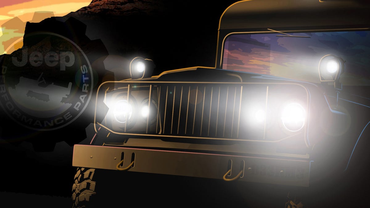 Mopar 2021 SEMA Promo Image - classic jeep