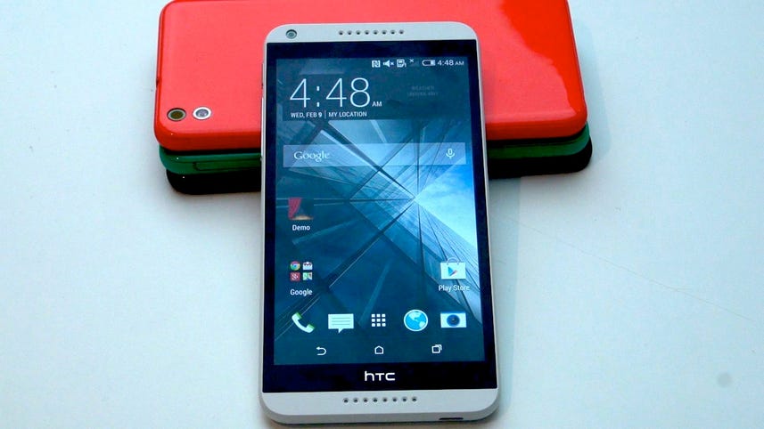 HTC Desire 816 is a plastic HTC One