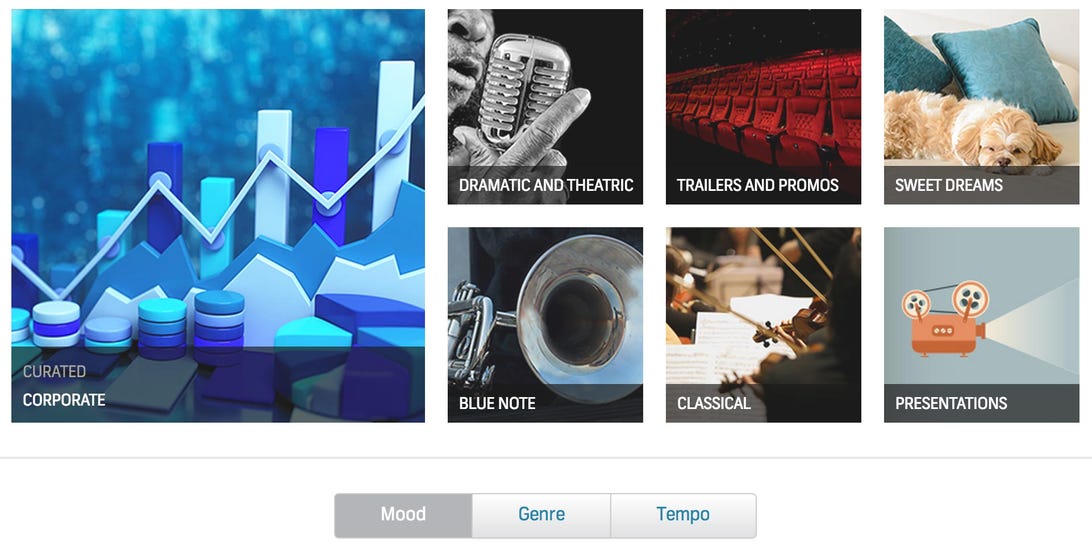 Shutterstock's music-licensing site