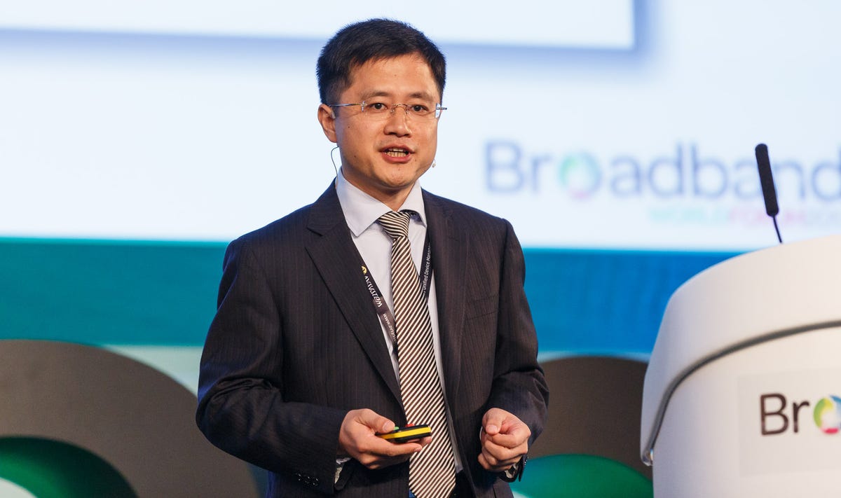 Daniel Tang, chief technology officer at Huawei's fixed-network business, speaking at Broadband World Forum 2013.