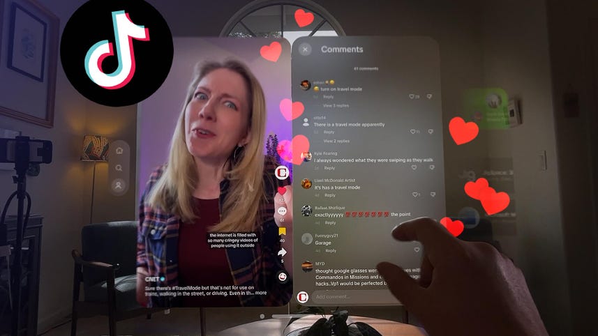 TikTok Is Now on the Apple Vision Pro