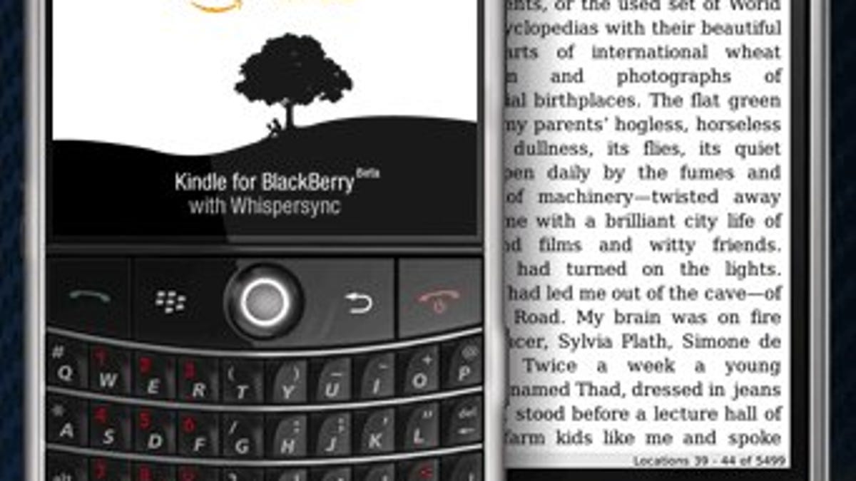 Amazon now offers a Kindle application for some BlackBerry phones.