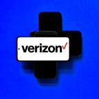 Verison logo on a phone