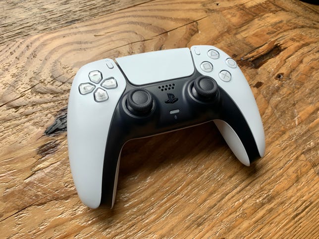 Game controller in black and white
