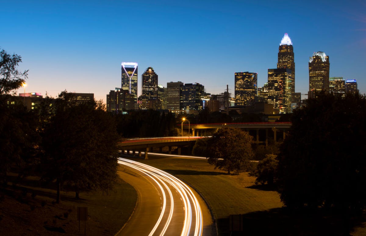 Timelapse of the Charlotte, North Carolina skyline