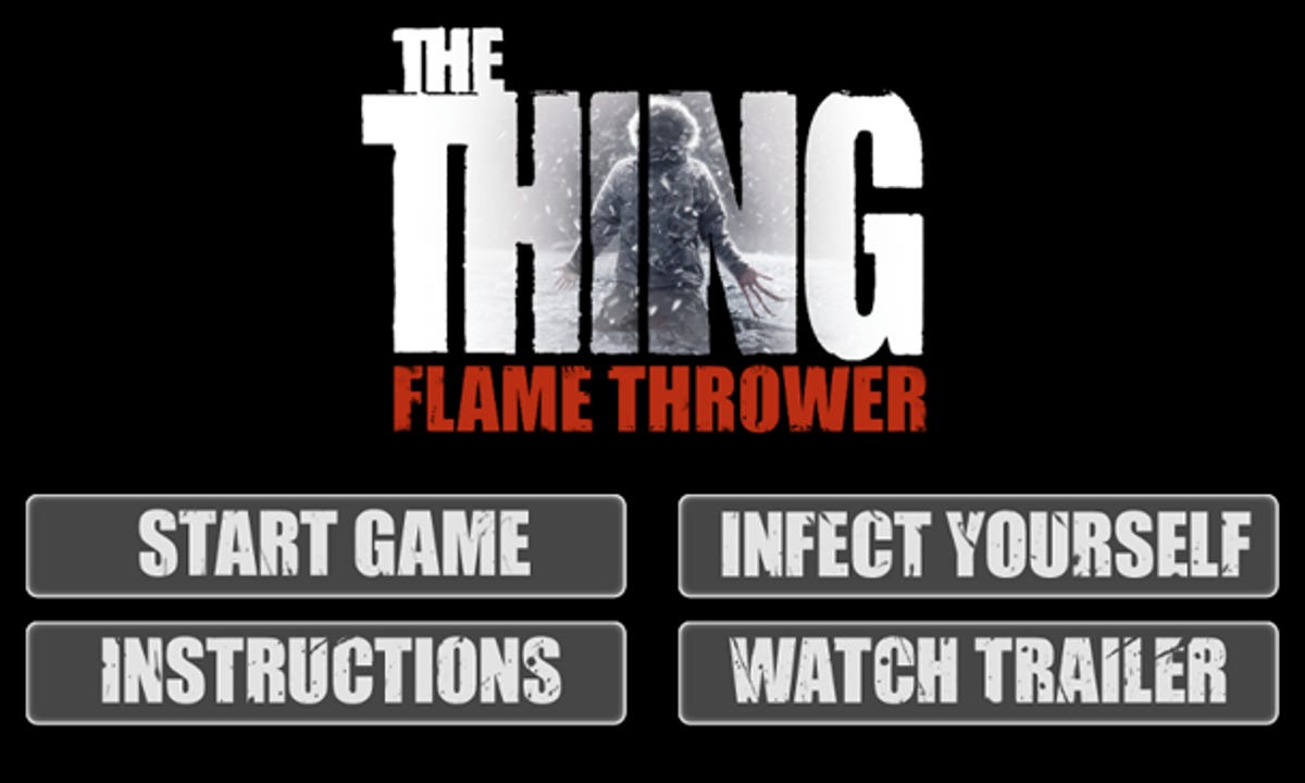The Thing: Flame Thrower Android app