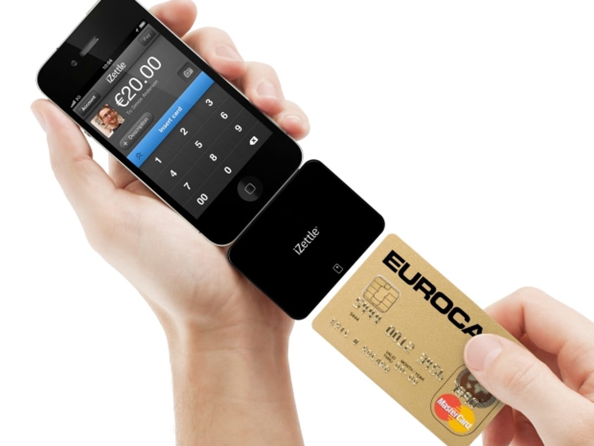iZettle iPhone credit card reader pays your bills with your phone - CNET