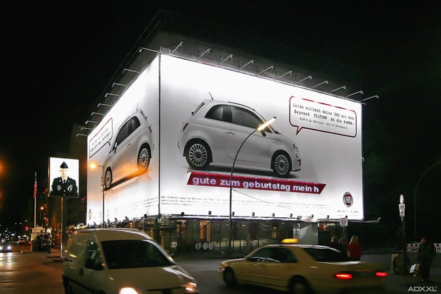 Fiat 500 advertisement