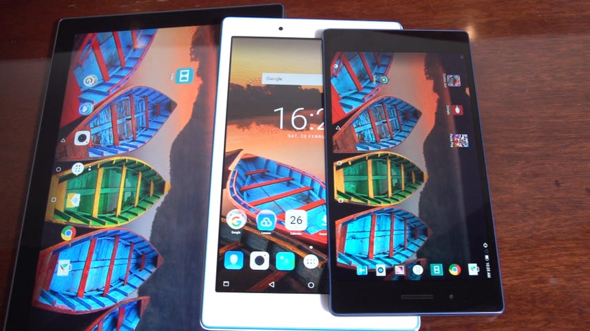 Lenovo launches trio of super cheap Android Marshmallow tablets