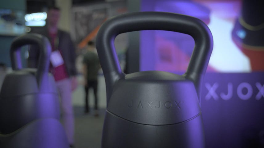 Smart kettlebells at CES 2019 count your reps as you go