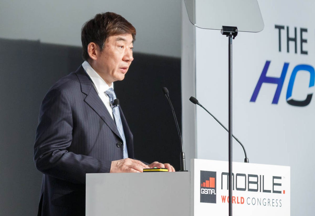 China Mobile Chairman Xi Guohua at Mobile World Congress 2013