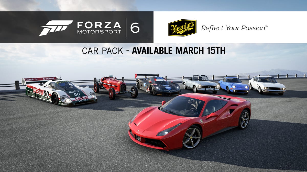 Forza Motorsport 6 Meguiar's Car Pack