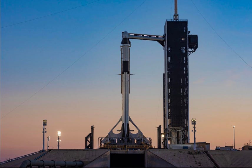 SpaceX's Crew Dragon launches to the ISS