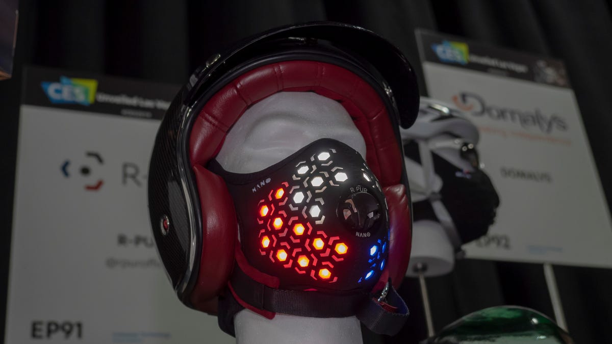 The R-Pur Nano is one handsome-looking particle mask
