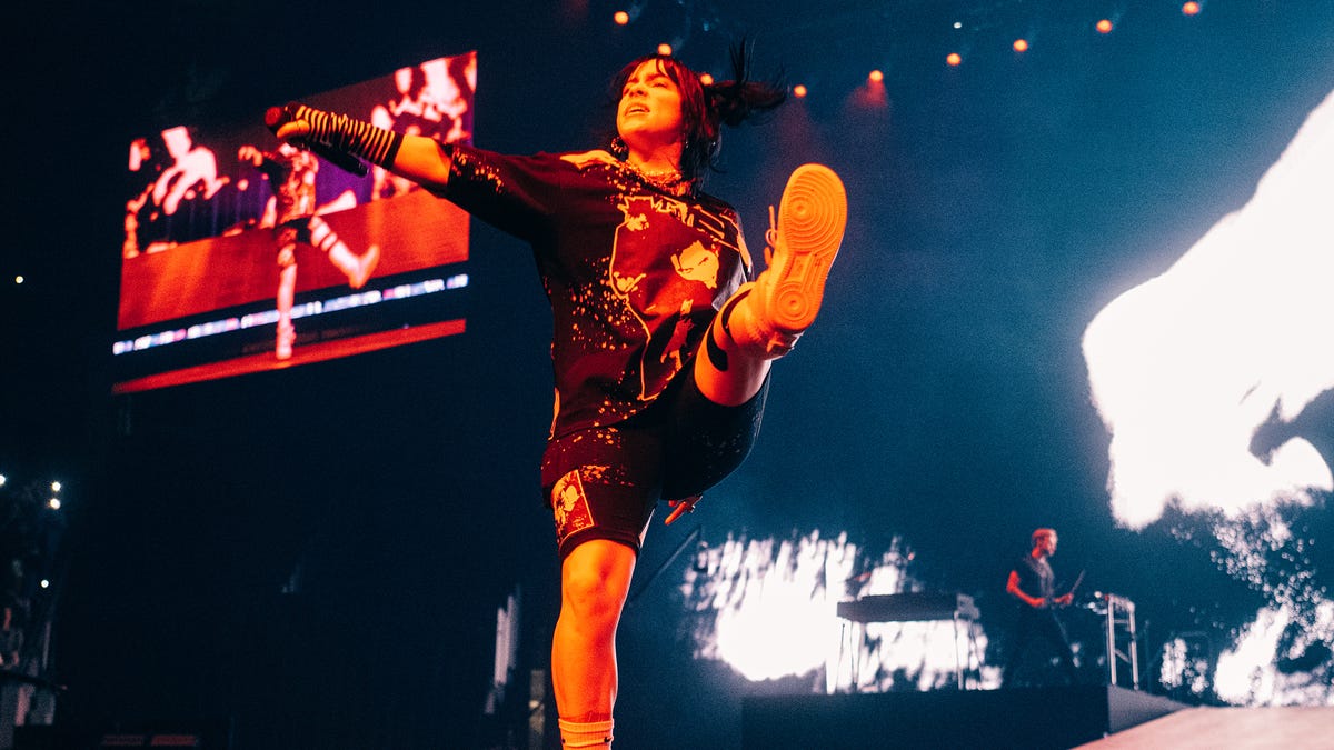 Billie Eilish performs at Chase Center in San Francisco