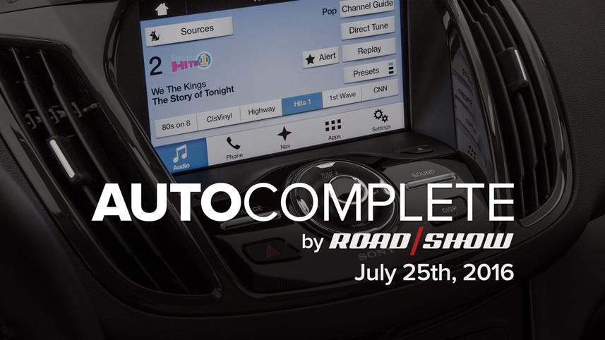 AutoComplete for July 25, 2016: Ford brings Apple CarPlay and Android Auto to all 2017 vehicles