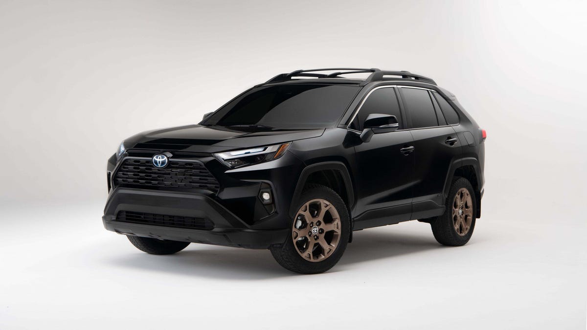 2023 Toyota RAV4 Hybrid Woodlands Edition from a front angle