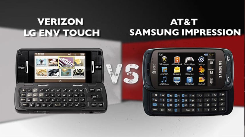 LG EnV Touch vs. Samsung Impression