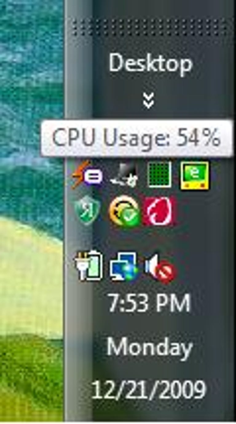 Task Manager icon in Windows' notification area