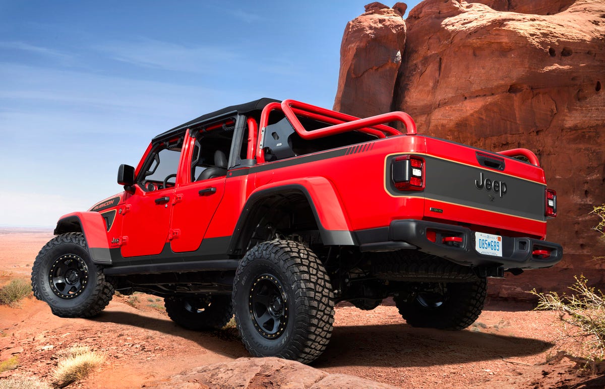 Red Bare Easter Jeep Safari concept 2021