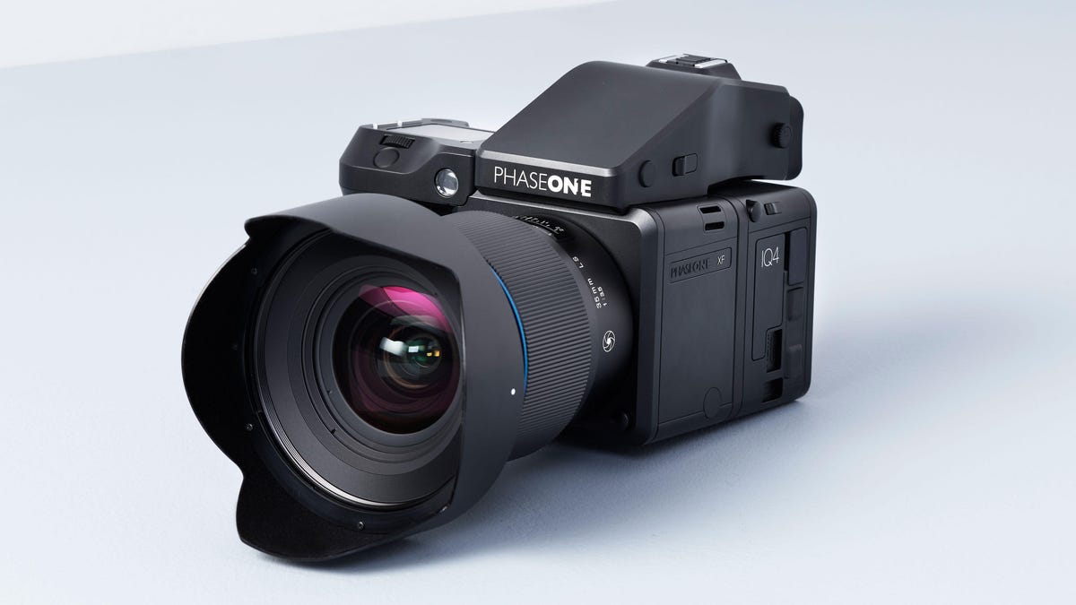 The Phase One 151-megapixel IQ4 back on an XF camera body.