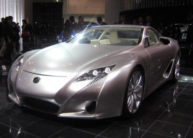 The Lexus LF-A concept