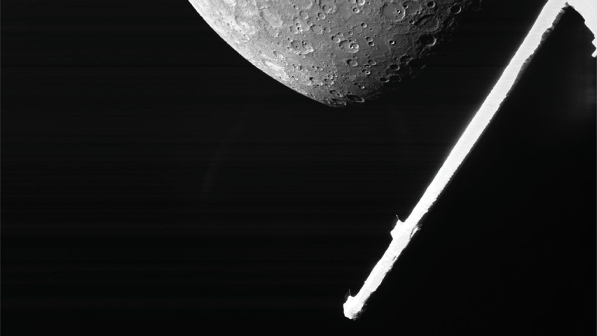 BepiColombo 10.1.2021 photo of Mercury